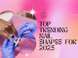 Discover the top trending nail shapes for 2025 including almond, coffin, squoval, stiletto, and more. Find your perfect nail shape based on your style and personality.